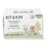 KIT & KIN Plienky jednorazové eko 2 (4-8 kg) 38 ks