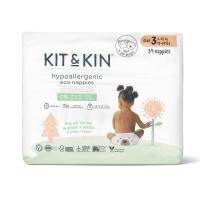 KIT & KIN Plienky jednorazové eko 3 (6-10 kg) 32 ks