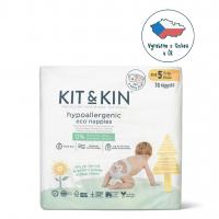 KIT & KIN Plienky jednorazové eko 5 (11 kg+) 28 ks