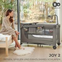 KINDERKRAFT Postieľka cestovná Joy 2 s doplnkami Beige