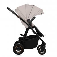 LIONELO Kočík kombinovaný Amber Plus 3v1 Beige Sand