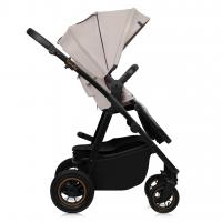 LIONELO Kočík kombinovaný Amber Plus 3v1 Beige Sand