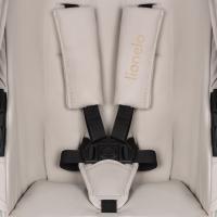 LIONELO Kočík kombinovaný Amber Plus 3v1 Beige Sand