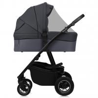 LIONELO Kočík kombinovaný Amber Plus 3v1 Grey Graphite