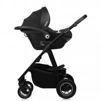 LIONELO Kočík kombinovaný Amber Plus 3v1 Grey Graphite