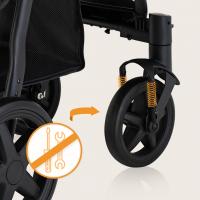 LIONELO Kočík kombinovaný Amber Plus 3v1 Grey Graphite