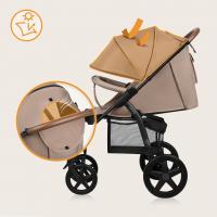 LIONELO Kočík kombinovaný Amber Plus 3v1 Grey Graphite