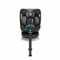 LIONELO Autosedačka Navy i-Size (40-150 cm) Black Turquoise