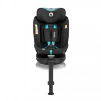 LIONELO Autosedačka Navy i-Size (40-150 cm) Black Turquoise