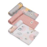 LIONELO Bambusové plienky Bamboo Set Leaf, 3 ks