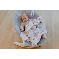 LIONELO Bambusové plienky Bamboo Set Leaf, 3 ks