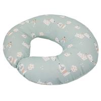 EKO Vankúš na dojčenie malý VELVET Dogs Mint 60x60 cm