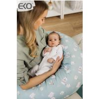 EKO Vankúš na dojčenie malý VELVET Dogs Mint 60x60 cm