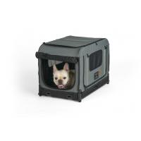 FIKAGO Skladacia kennel prepravka Queen S Grey