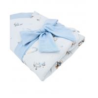 EKO Zavinovačka mušelínová s kokosovou vyberateľnou vložkou My farm Muselin Powder pink 75x75 cm