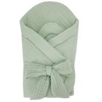 EKO Zavinovačka mušelínová bez vystuženia Mint 75x75 cm