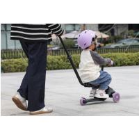 QPLAY Kolobežka / odrážadlo Sema Evo s LED svetlami Violet, vek 1 - 6 rokov, do 50 kg