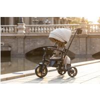 QPLAY Trojkolka Comfo Max Grey, 7v1, vek 10-72 mesiacov