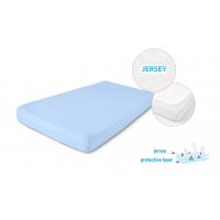 BABYMATEX Plachta nepremokavá Jersey 60x120 cm svetlo modrá