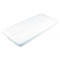 BABYMATEX Plachta nepremokavá s gumičkou Tencel 60x120 cm biela