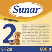 3x SUNAR Complex 2 Mlieko pokračovacie 600 g