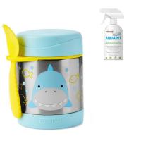 SKIP HOP Zoo Termoska na jedlo s lyžičko/vidličkou Žralok 325 ml, 3+ + AQUAINT 500 ml