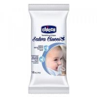 CHICCO Obrúsky vlhčené na cumlík 16 ks + AQUAINT 500 ml