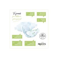 2x MOLTEX Pure&Nature Nohavičky plienkové jednorázové 5 Junior (9-14 kg) 20 ks