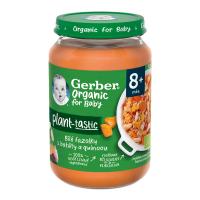 6x GERBER Organic 100% rastlinný príkrm biele fazuľky s batátmi a quinoou 190 g