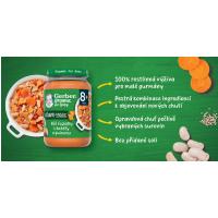 6x GERBER Organic 100% rastlinný príkrm biele fazuľky s batátmi a quinoou 190 g