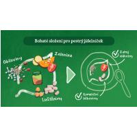 6x GERBER Organic 100% rastlinný príkrm biele fazuľky s batátmi a quinoou 190 g