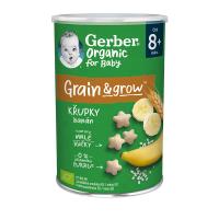 5x GERBER Organic chrumky banánové 35 g