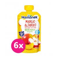 6x HAMÁNEK Mango & jablko 100 g