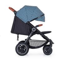 PETITE&MARS Kočík Street+ Air Oak Limited 100 Ariel + nánožník + odrážadlo Uniq Pink