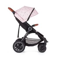 PETITE&MARS Kočík Street+ Air Oak + Strieška Limited 100 Tenderness + odrážadlo Uniq Pink