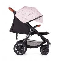 PETITE&MARS Kočík Street+ Air Oak + Strieška Limited 100 Tenderness + odrážadlo Uniq Pink