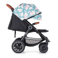 PETITE&MARS Kočík Street+ Air Oak + Strieška Limited 100 Roses + odrážadlo Uniq Pink
