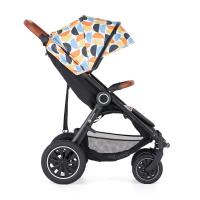 PETITE&MARS Kočík Street+ Air Oak + Strieška Limited 100 Retro + odrážadlo Uniq Pink