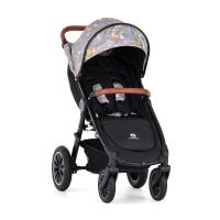 PETITE&MARS Kočík Street+ Air Oak + Strieška Limited 100 Prehistoric + odrážadlo Uniq Pink