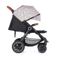 PETITE&MARS Kočík Street+ Air Oak + Strieška Limited 100 Prehistoric + odrážadlo Uniq Pink