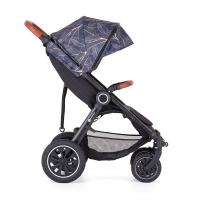 PETITE&MARS Kočík Street+ Air Oak + Strieška Limited 100 Palmtree + odrážadlo Uniq Pink