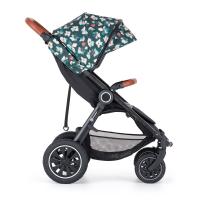 PETITE&MARS Kočík Street+ Air Oak + Strieška Limited 100 Flowers + odrážadlo Uniq Pink