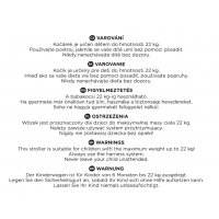 PETITE&MARS Kočík športový Street2 RWS Black Mature Olive