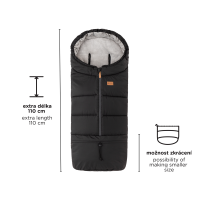 EASYWALKER Kočík športový Jackey2 Deep Green + PETITE&MARS fusak Jibot