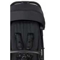 EASYWALKER Kočík športový Jackey2 Midnight Black + PETITE&MARS fusak Jibot