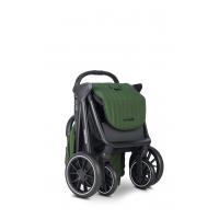 EASYWALKER Kočík športový Jackey2 XL Deep Green + PETITE&MARS fusak Jibot