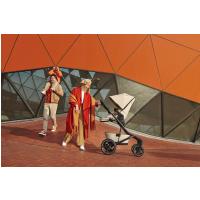 EASYWALKER Kočík kombinovaný Jimmey 2v1 Sand Taupe LITE AIR + KIDDY Evoluna i-size 2 + základňa