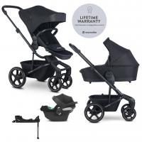 EASYWALKER SET Kočík 4v1 Harvey⁵ 2v1 Midnight Black LITE RWS +CYBEX Aton B2 i-Size,základňa