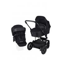 EASYWALKER SET Kočík 4v1 Harvey⁵ Midnight Black XXL AIR + CYBEX Aton B2 i-Size + základňa