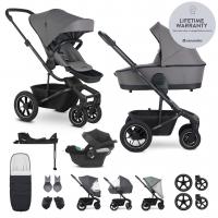 EASYWALKER SET Kočík 4v1 Harvey⁵ Pebble Grey XXL AIR + CYBEX Aton B2 i-Size